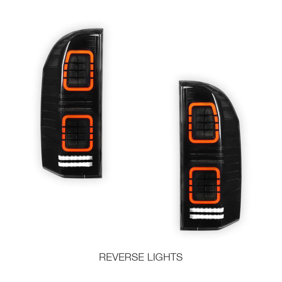 Nissan Patrol GU (2005 - 2016) Full Smoked Sequential LED Tail Lights LH + RH - Image 5