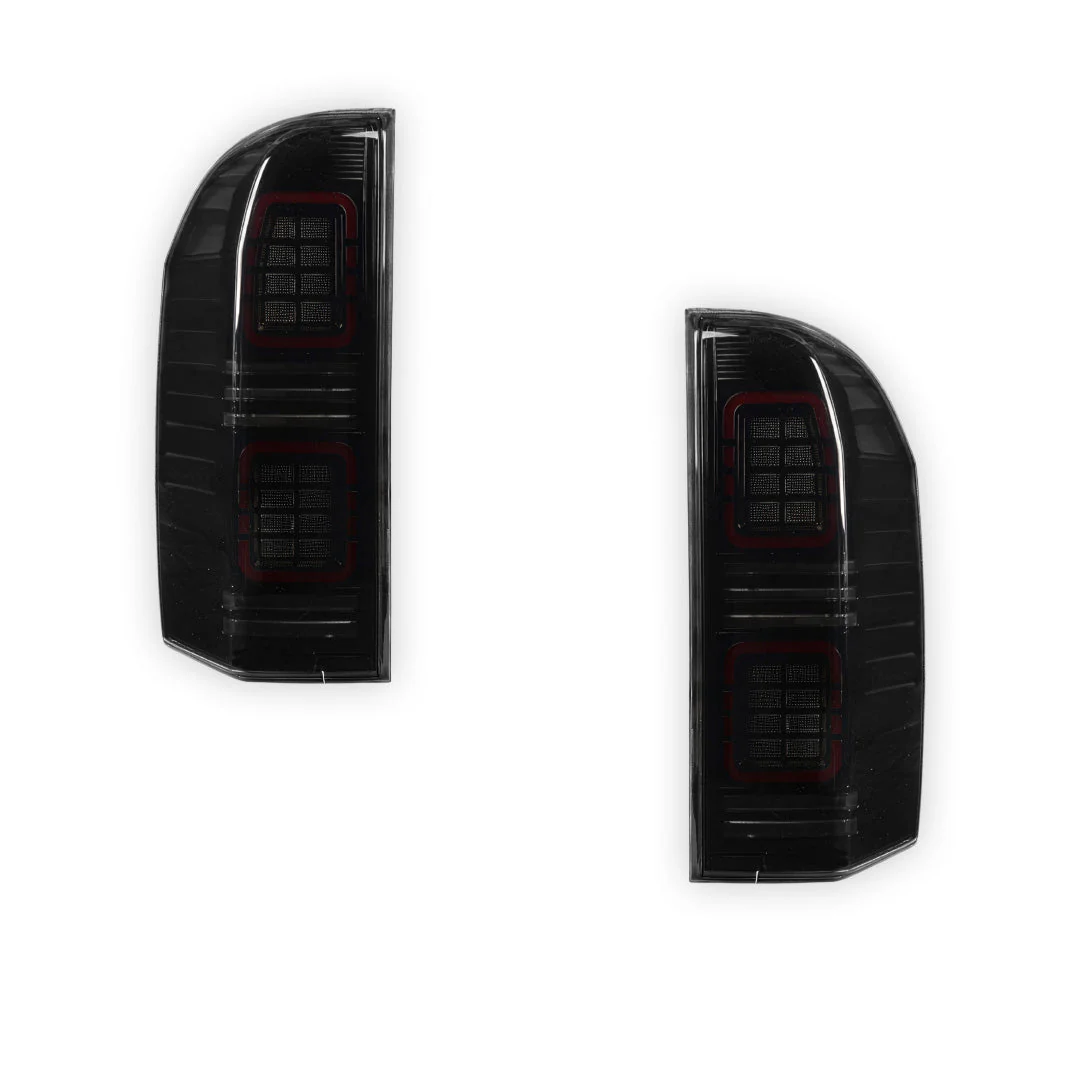 Nissan Patrol GU (2005 - 2016) Full Smoked Sequential LED Tail Lights LH + RH - Image 6