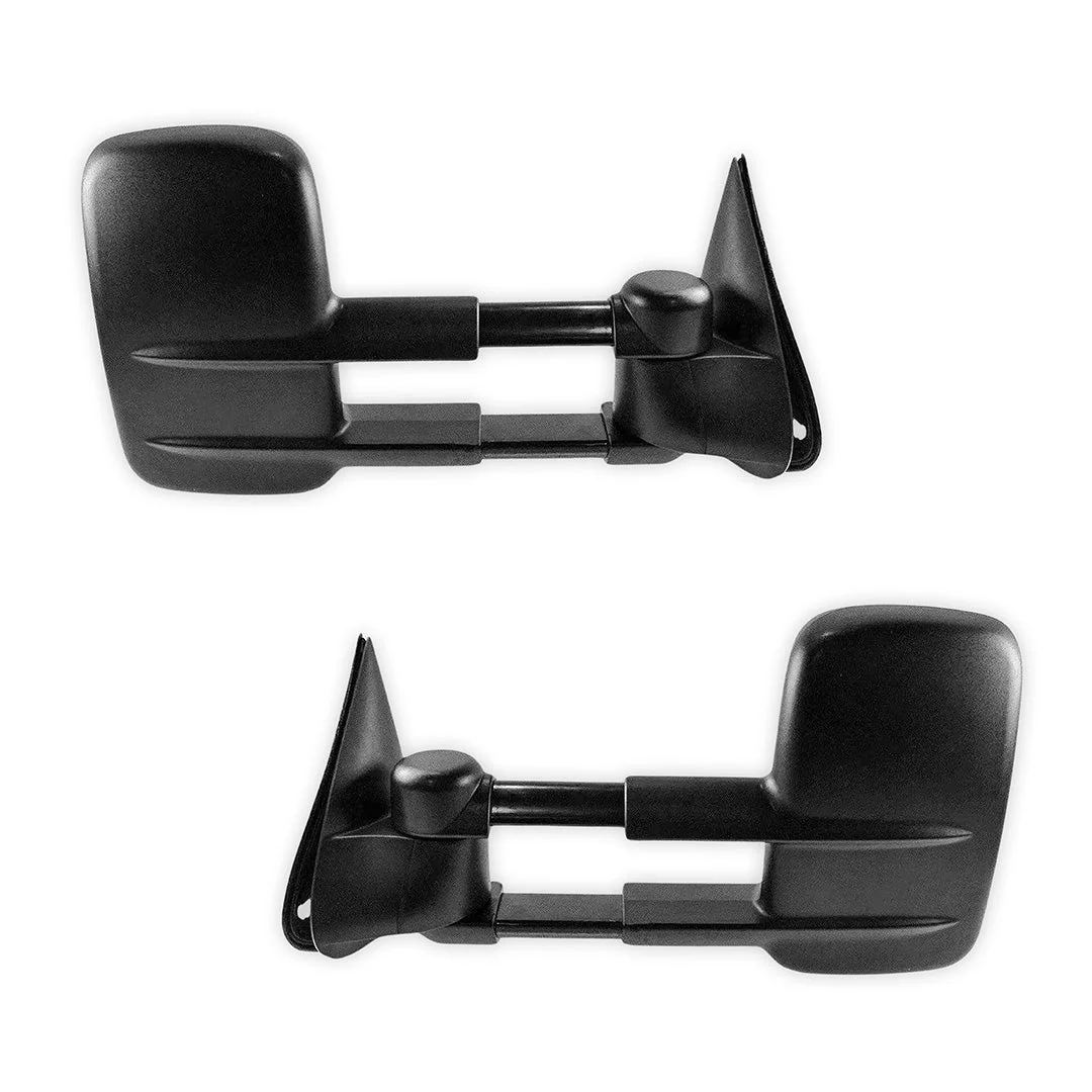 Nissan Patrol GU / Y61 (1997 - 2016) Black Extendable Towing Side Mirrors - Image 3
