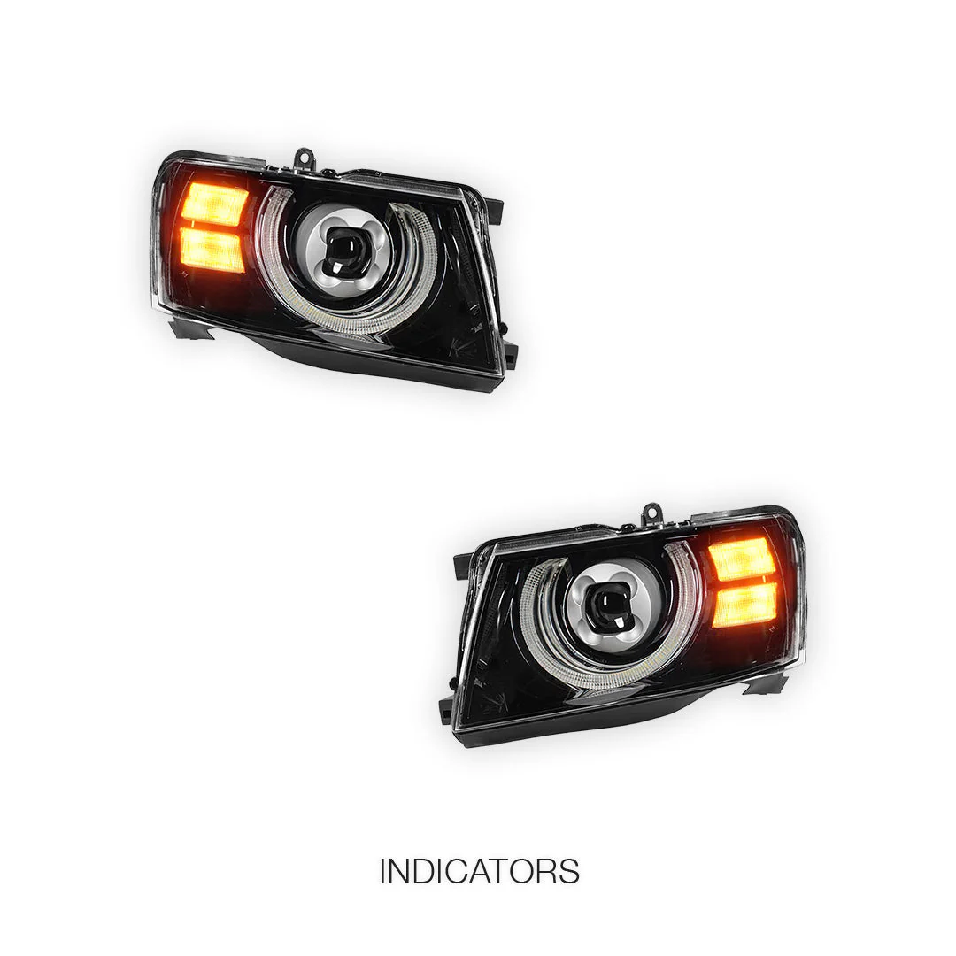 Nissan Patrol GU / Y61 (2005 - 2016) Full LED Headlights LH + RH - Image 4