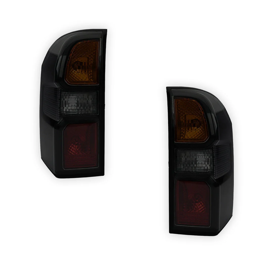 Nissan Patrol GU / Y61 Wagon (2004 - 2016) Dubai Style Black Tail Lights LH + RH - Image 6