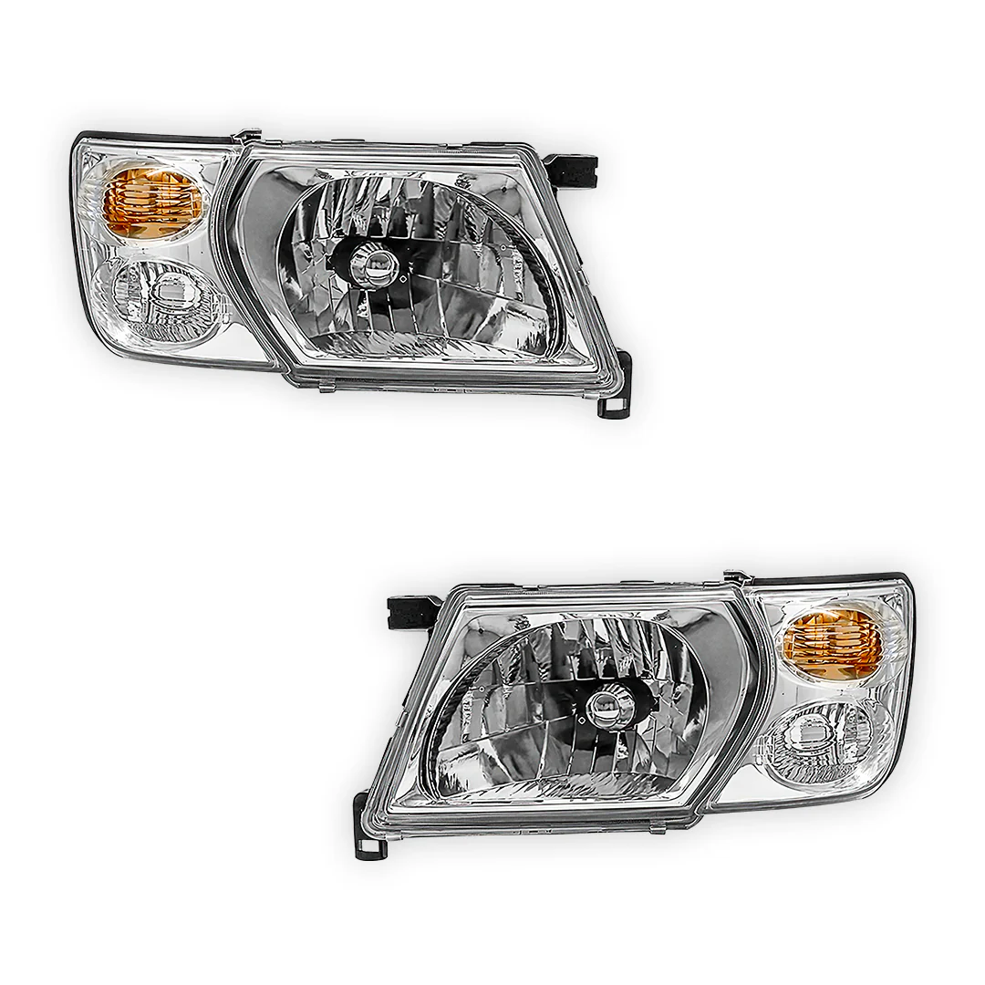 Nissan Patrol GU / Y61 Wagon / GU TY61 Cab Chassis Ute (2001 - 2007) Headlights & Corner Lights LH + RH - Image 2