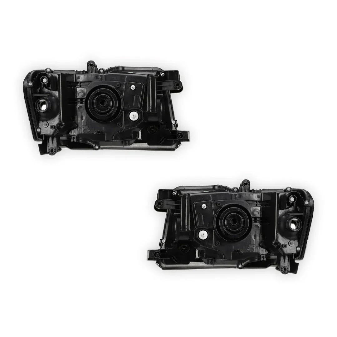 Nissan Patrol / Safari GU Y61 Wagon & Ute (2004 - 2015) Smoked Headlights LH + RH - Image 3