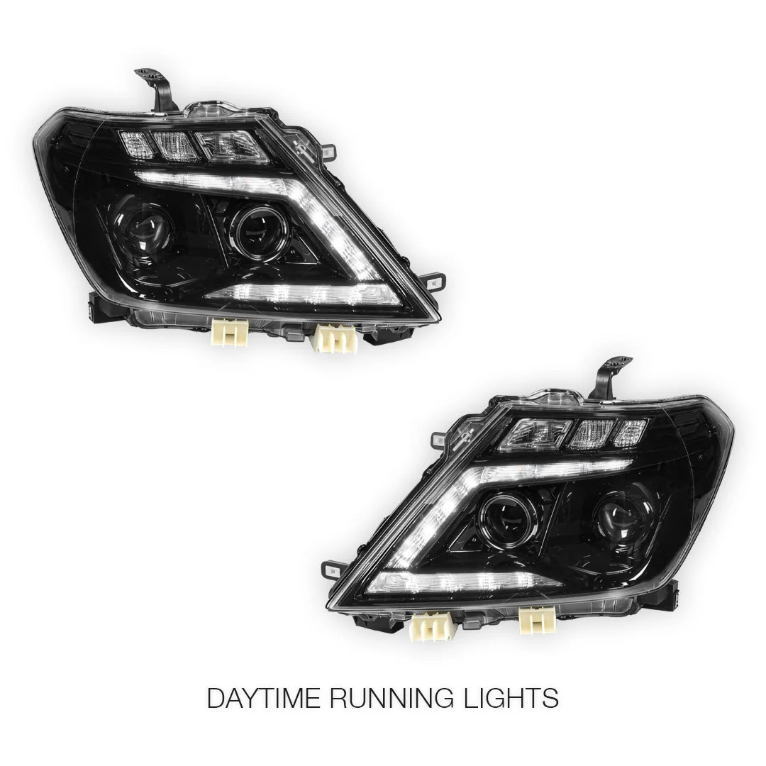 Nissan Patrol Y62 (2012- 2019) DRL Full LED Head Lights with Sequential Indicator  LH + RH - Image 2