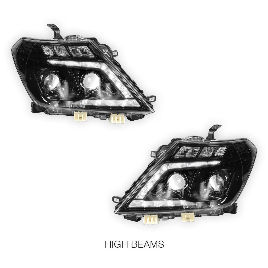 Nissan Patrol Y62 (2012- 2019) DRL Full LED Head Lights with Sequential Indicator  LH + RH - Image 5