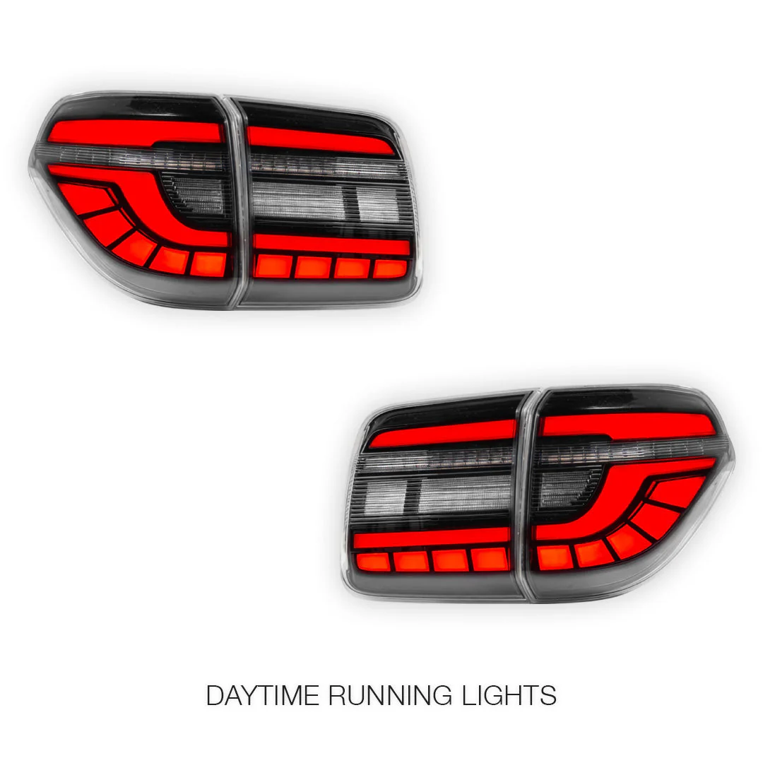 Nissan Patrol Y62 (2012 - 2019) Smoked Sequential Full LED Tail Lights LH + RH - Image 2