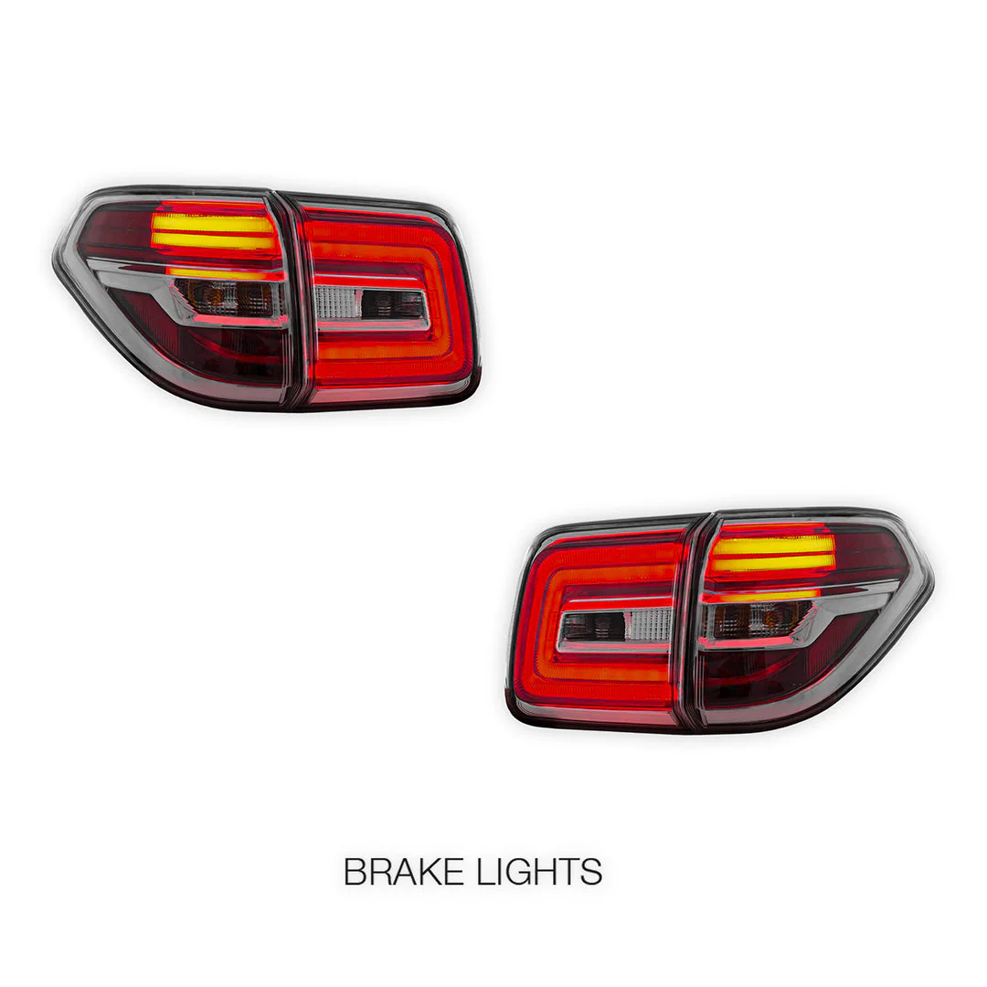 Nissan Patrol Y62 Wagon (2012 - 2022) Nismo Style Smoked Tail Lights LH + RH - Image 3