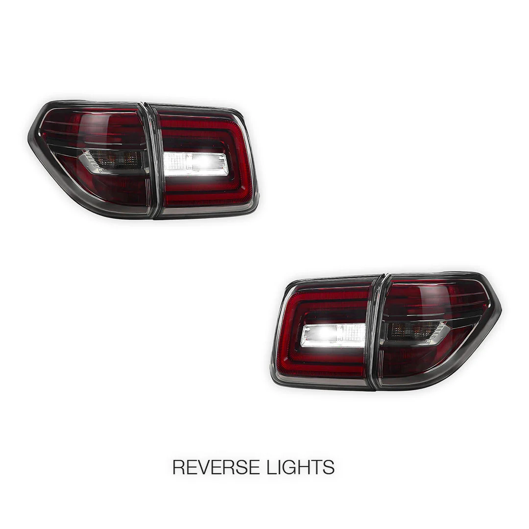 Nissan Patrol Y62 Wagon (2012 - 2022) Nismo Style Smoked Tail Lights LH + RH - Image 5