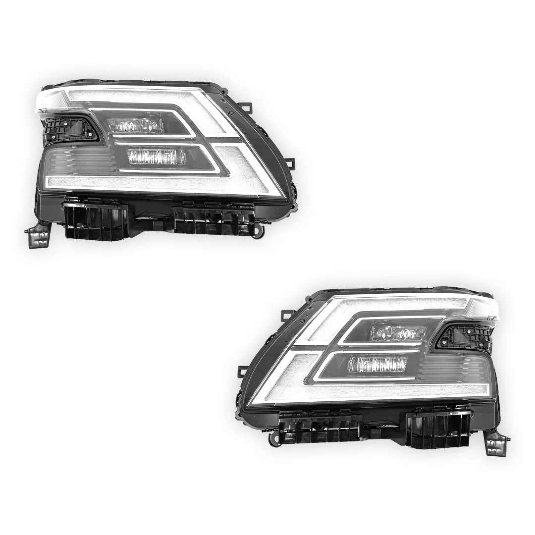 Nissan Patrol Y62 Wagon (2019 - 2024) Genuine Headlights LH + RH - Image 2
