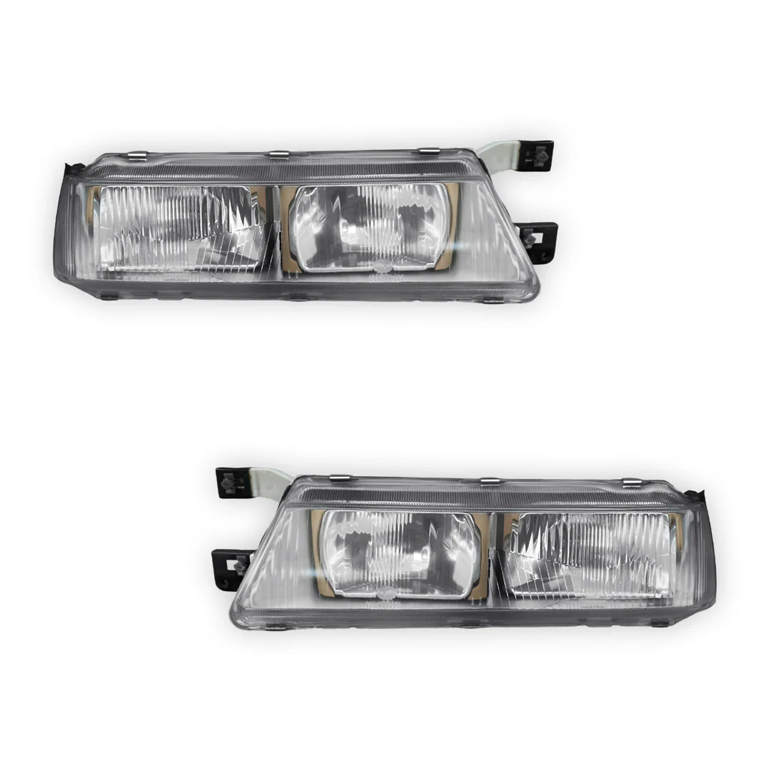 Nissan Pulsar N13 (1989 - 1991) Genuine Headlights LH + RH - Image 2