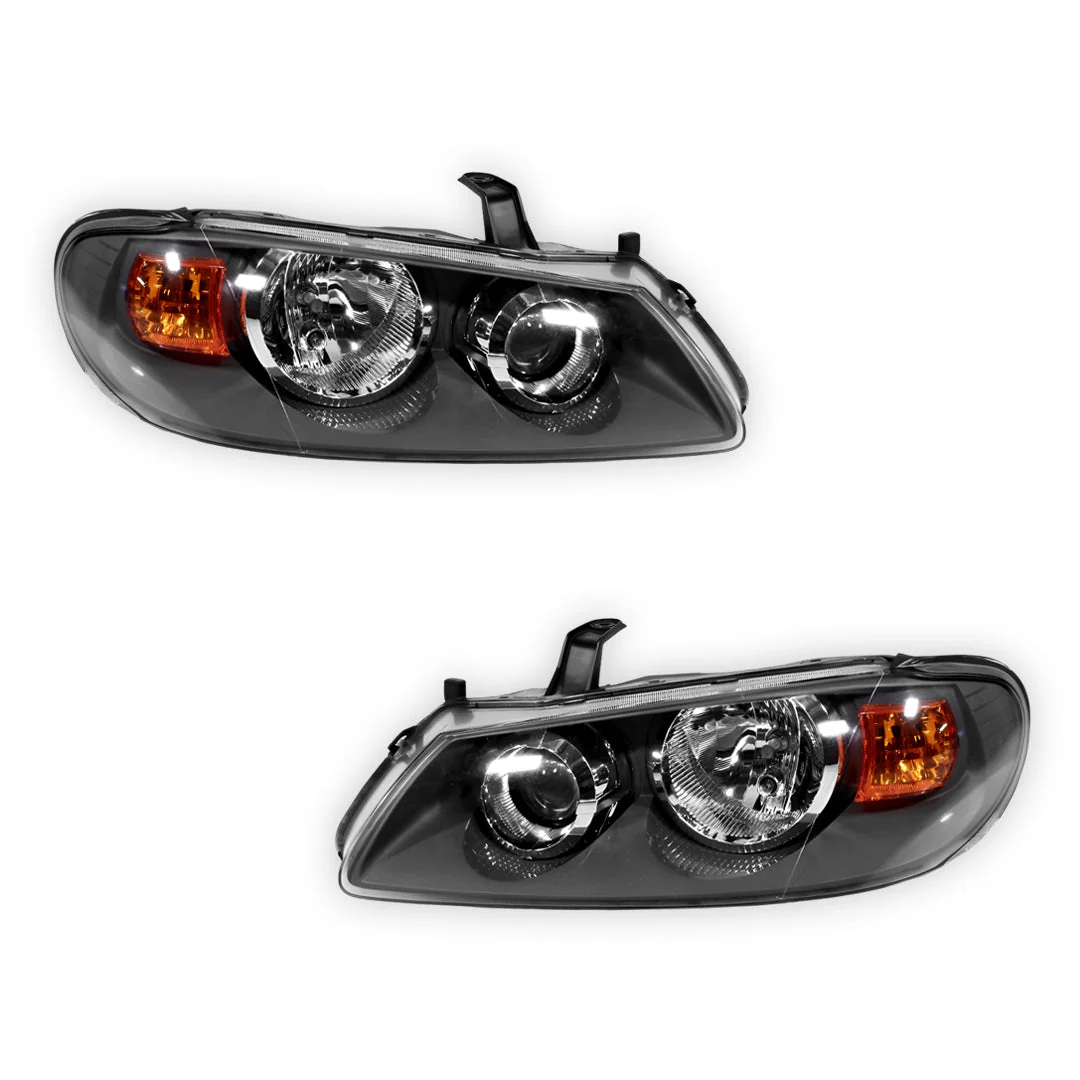 Nissan Pulsar N16 (2002 - 2005) OEM Style Headlights LH + RH - Image 2