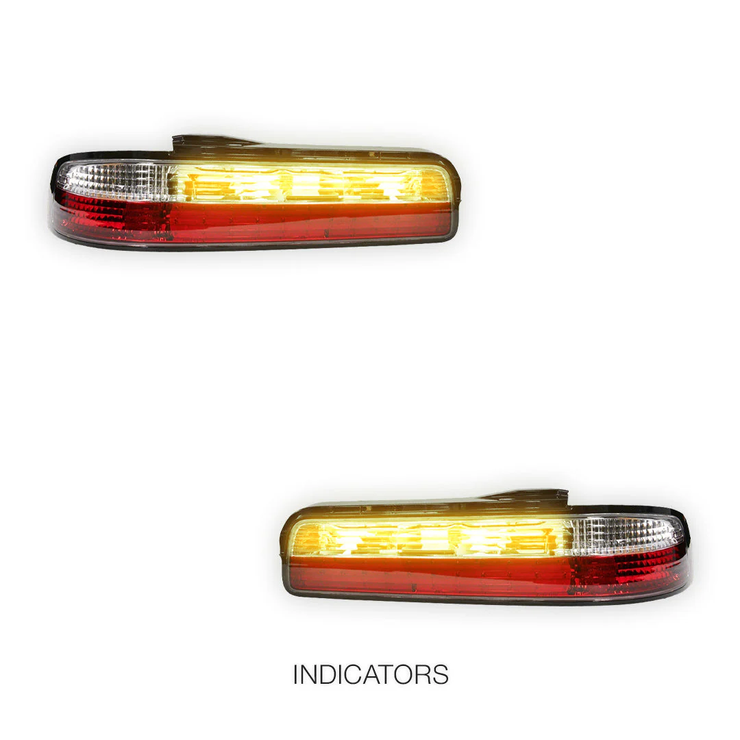 Nissan Silvia S13 (1988 - 1993) JDM LED Tail Lights LH + RH - Image 3