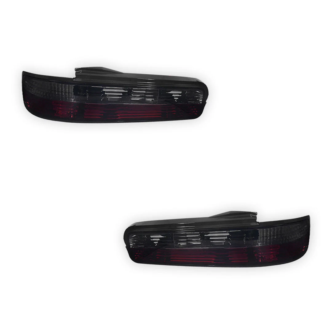 Nissan Silvia S13 (1988 - 1993) JDM Smoked Red Halogen Tail Lights LH + RH - Image 6