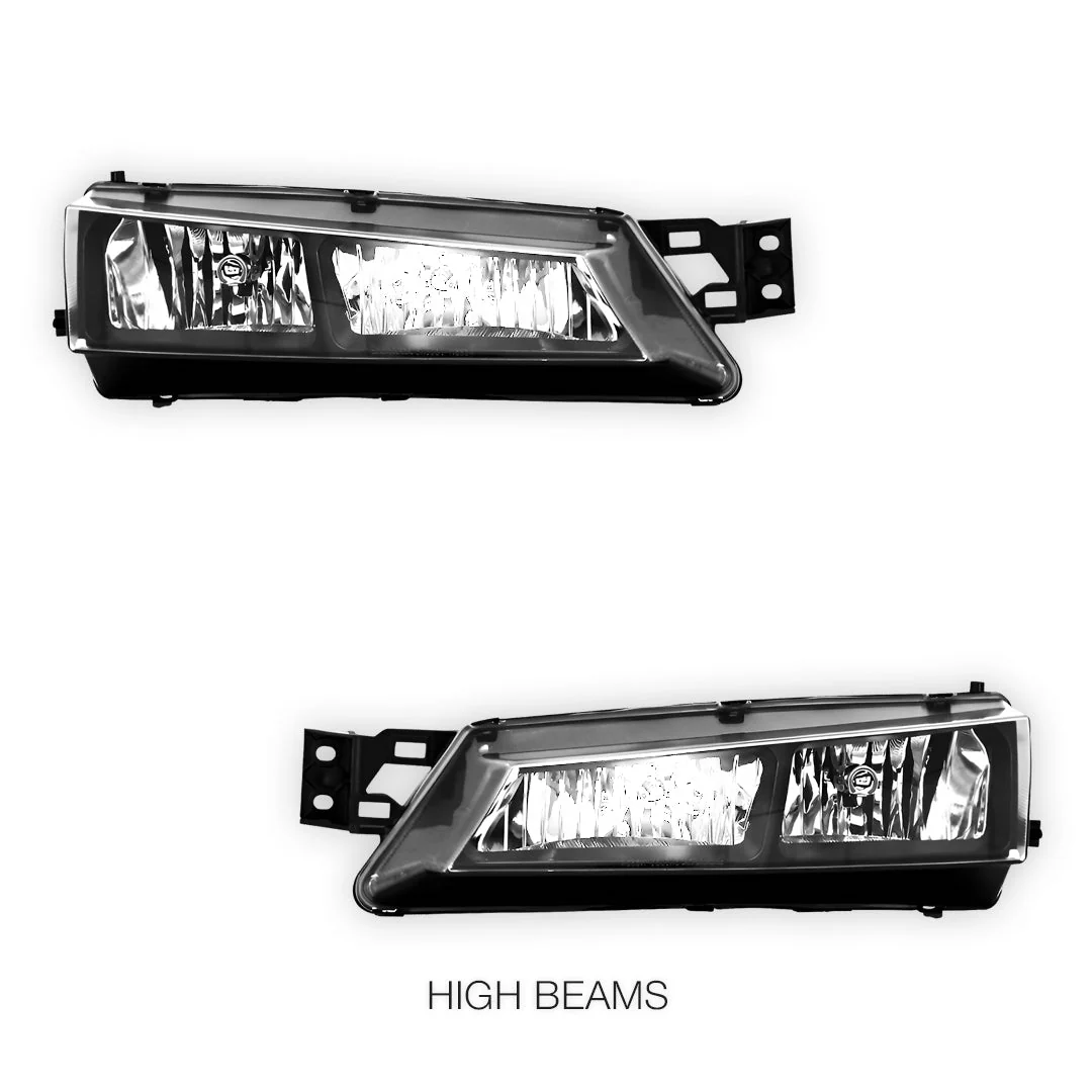 Nissan Silvia S14 (1997 - 1998) JDM Headlights with Smoked Corner LH + RH - Image 3