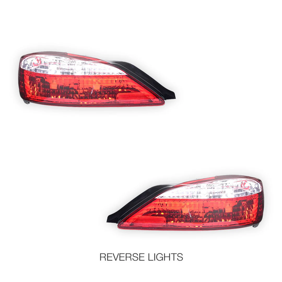 Nissan Silvia S15 (1999 - 2001) Crystal Eye Clear Red LED Tail Lights LH + RH - Image 5