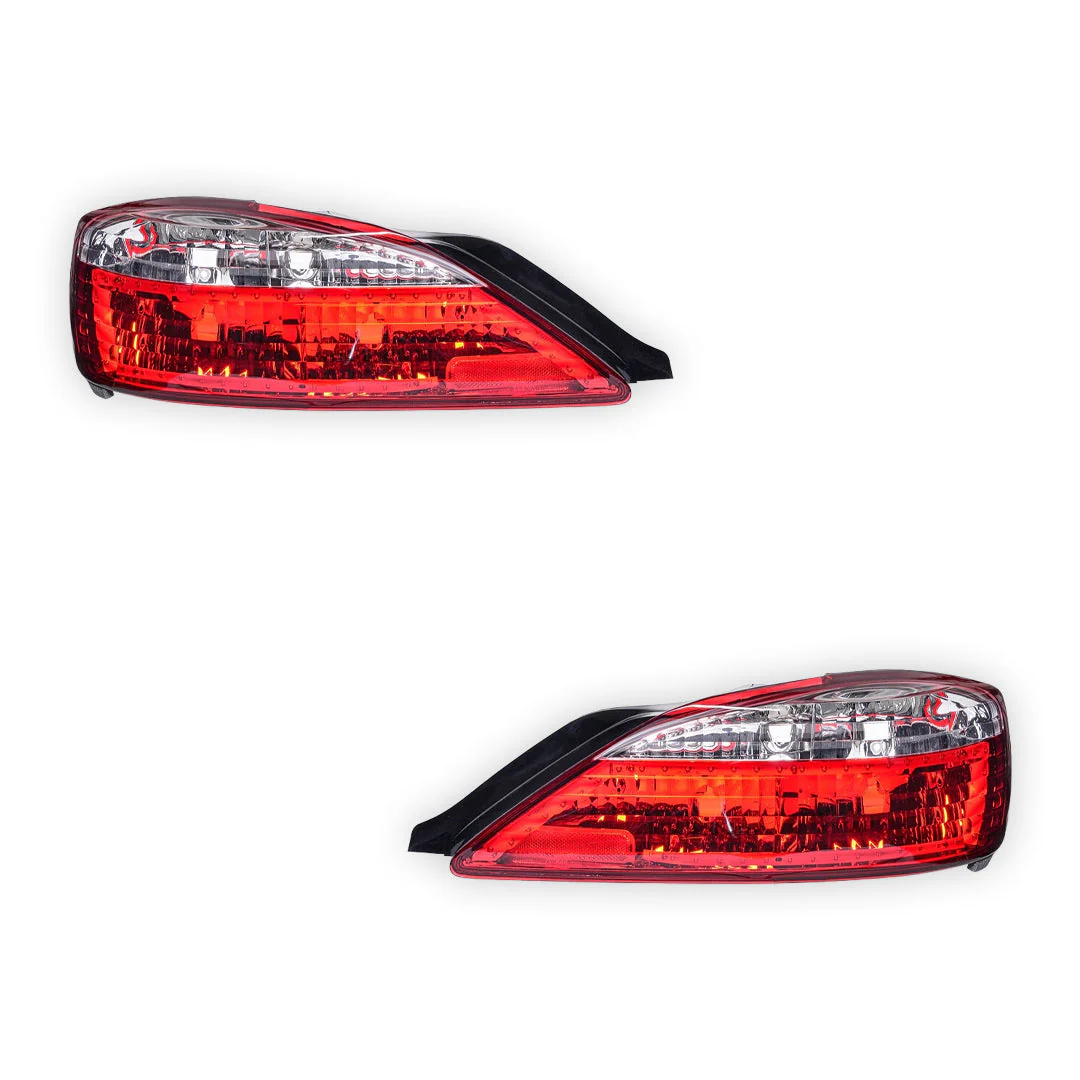 Nissan Silvia S15 (1999 - 2001) Crystal Eye Clear Red LED Tail Lights LH + RH - Image 6