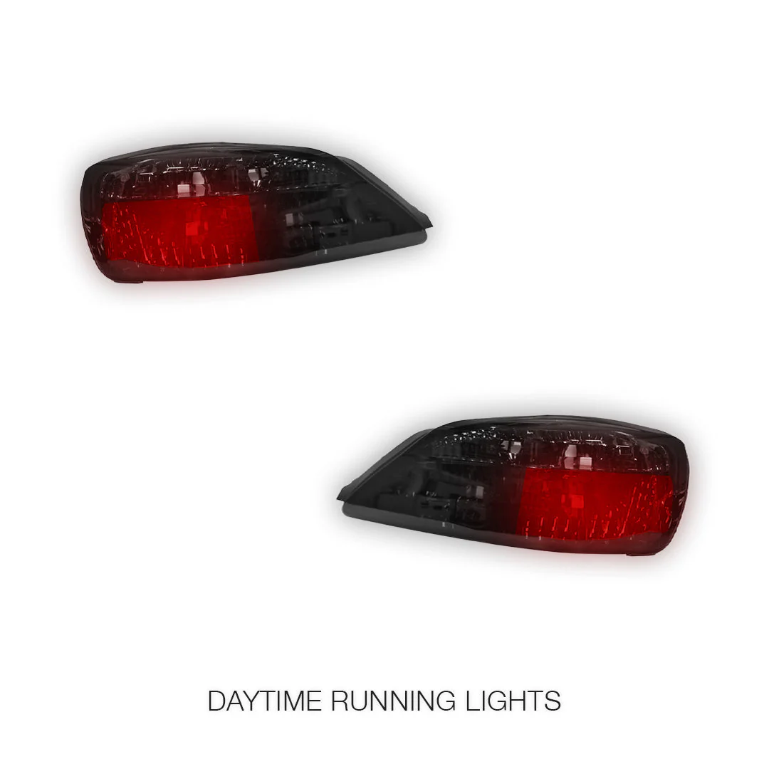 Nissan Silvia S15 (1999 - 2001) Smoked Red LED Tail Lights LH + RH - Image 2
