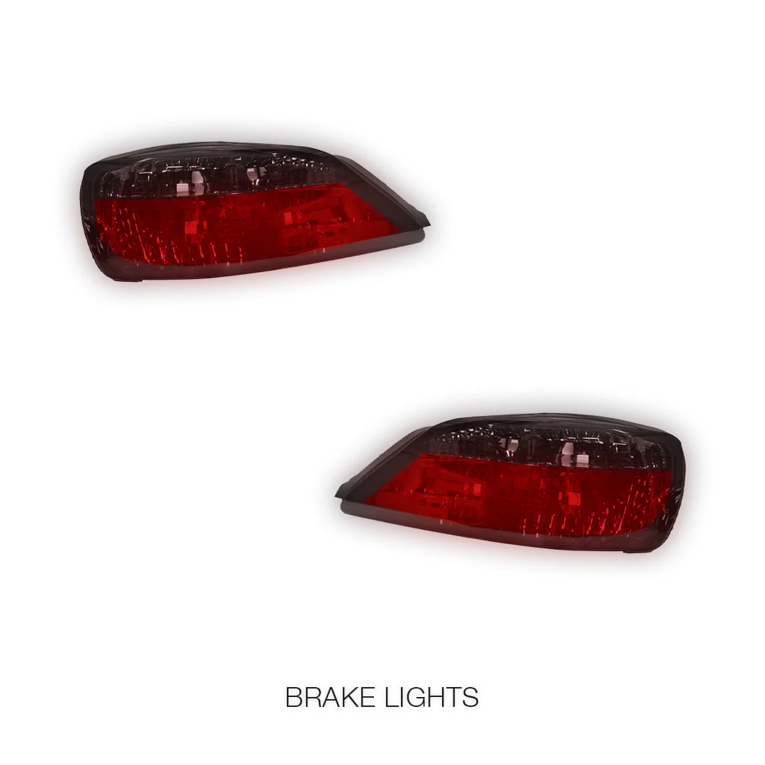 Nissan Silvia S15 (1999 - 2001) Smoked Red LED Tail Lights LH + RH - Image 3
