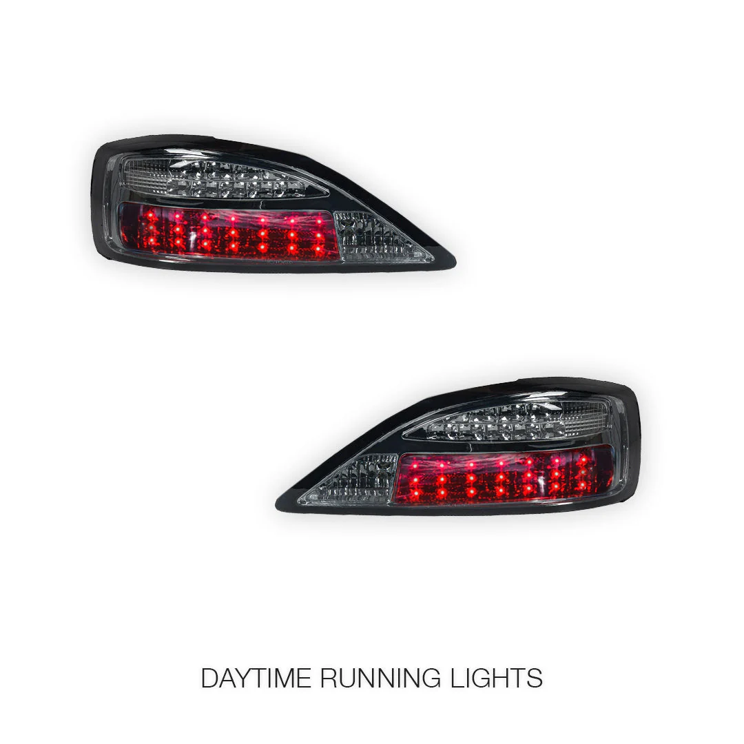 Nissan Silvia S15 (1999 - 2001) YASHIO Factory Smoked Sequential LED Tail Lights LH + RH - Image 2