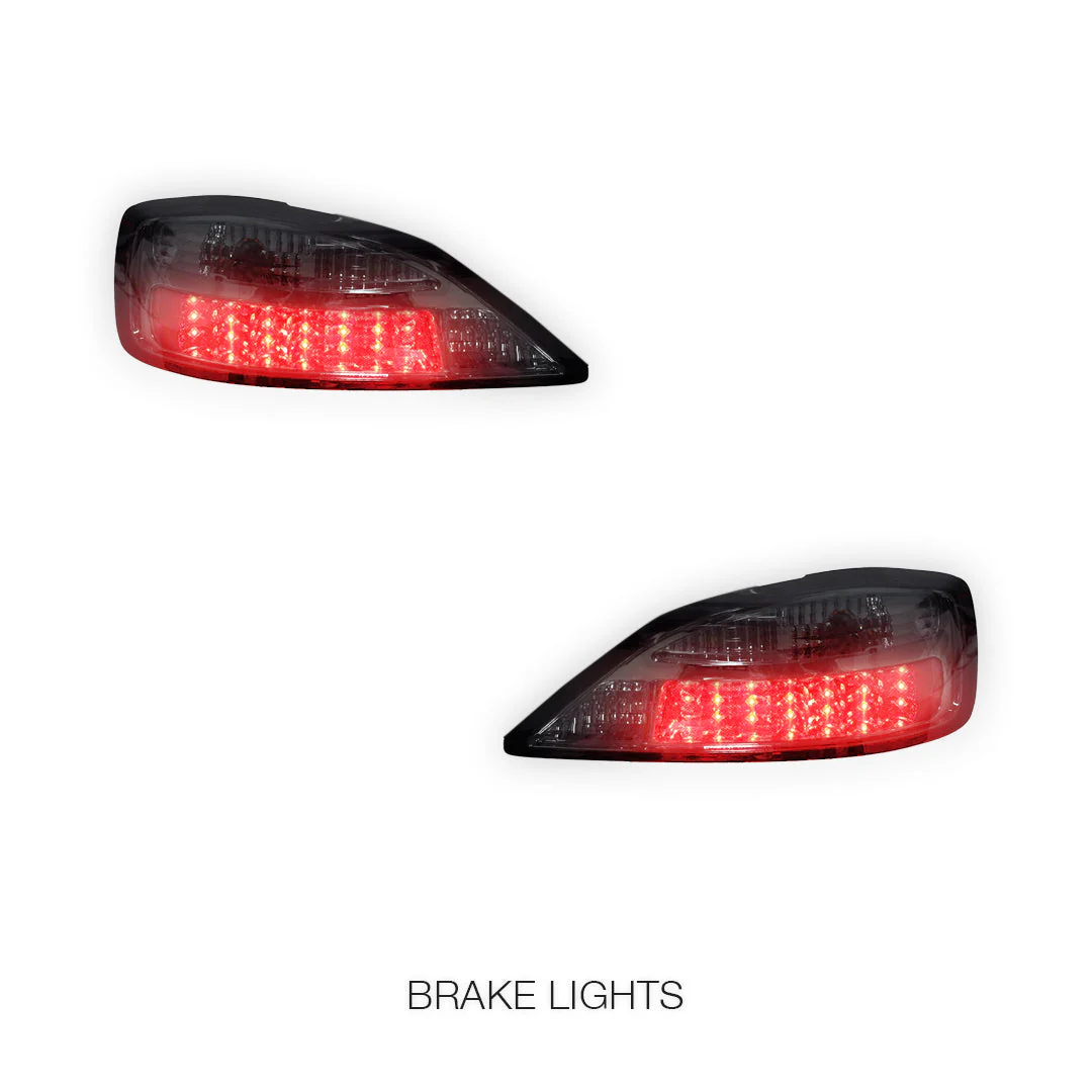 Nissan Silvia S15 (1999 - 2001) YOSHIO Style Smoked LED Tail Lights LH + RH - Image 3