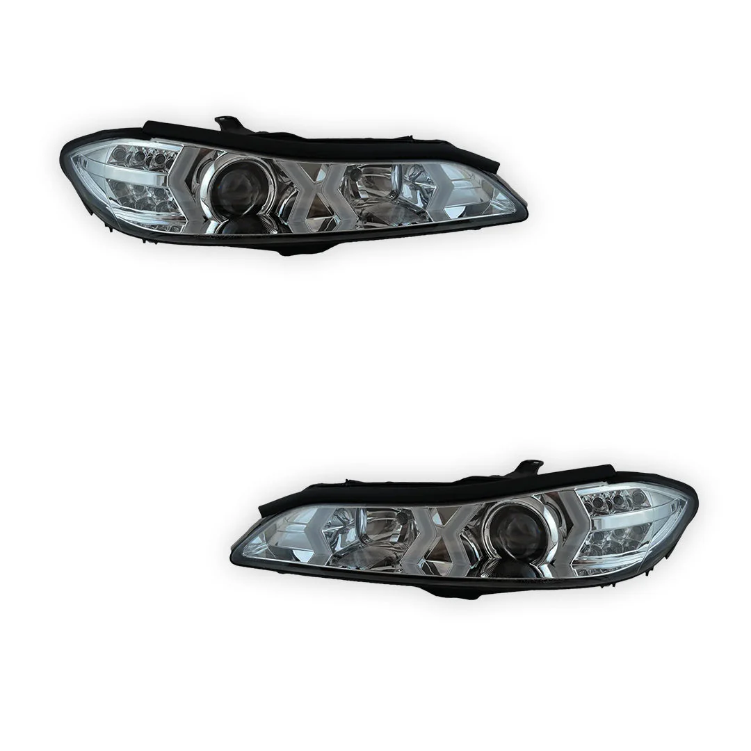 Nissan Silvia S15 (1999 - 2002) LED 3D DRL Bar Projector Headlights LH + RH - Image 12