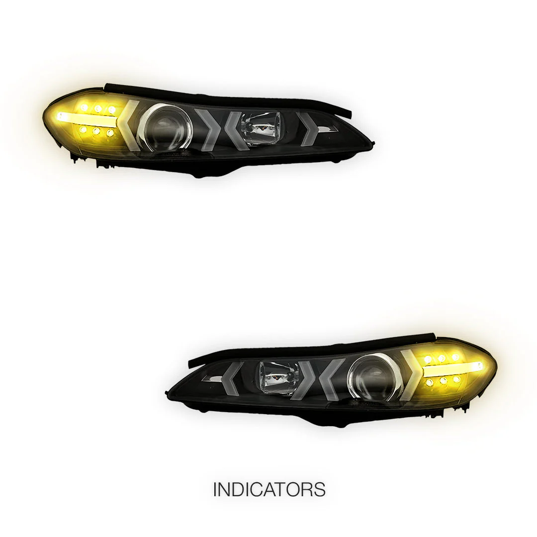 Nissan Silvia S15 (1999 - 2002) LED 3D DRL Bar Projector Headlights LH + RH - Image 3