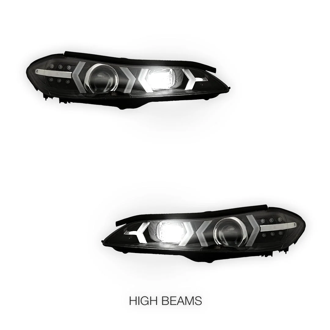 Nissan Silvia S15 (1999 - 2002) LED 3D DRL Bar Projector Headlights LH + RH - Image 5