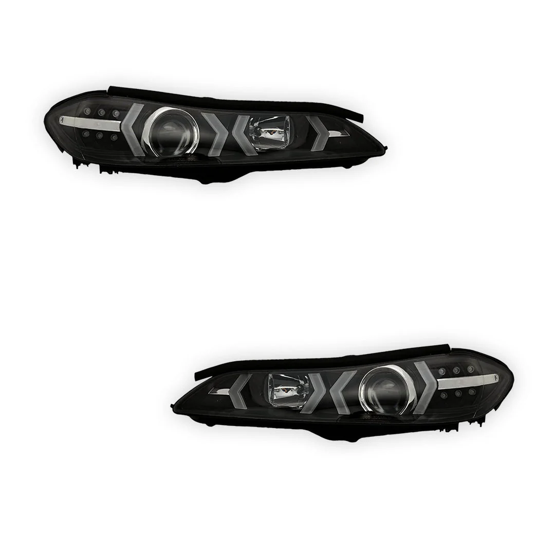 Nissan Silvia S15 (1999 - 2002) LED 3D DRL Bar Projector Headlights LH + RH - Image 6