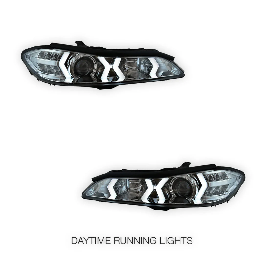 Nissan Silvia S15 (1999 - 2002) LED 3D DRL Bar Projector Headlights LH + RH - Image 8