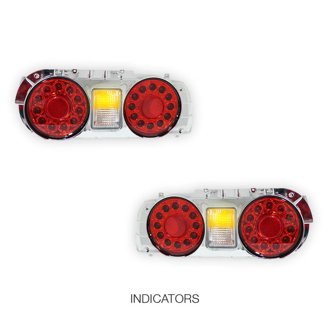 Nissan Skyline R32 (1991 - 1993) LED Tail Lights LH + RH - Image 3