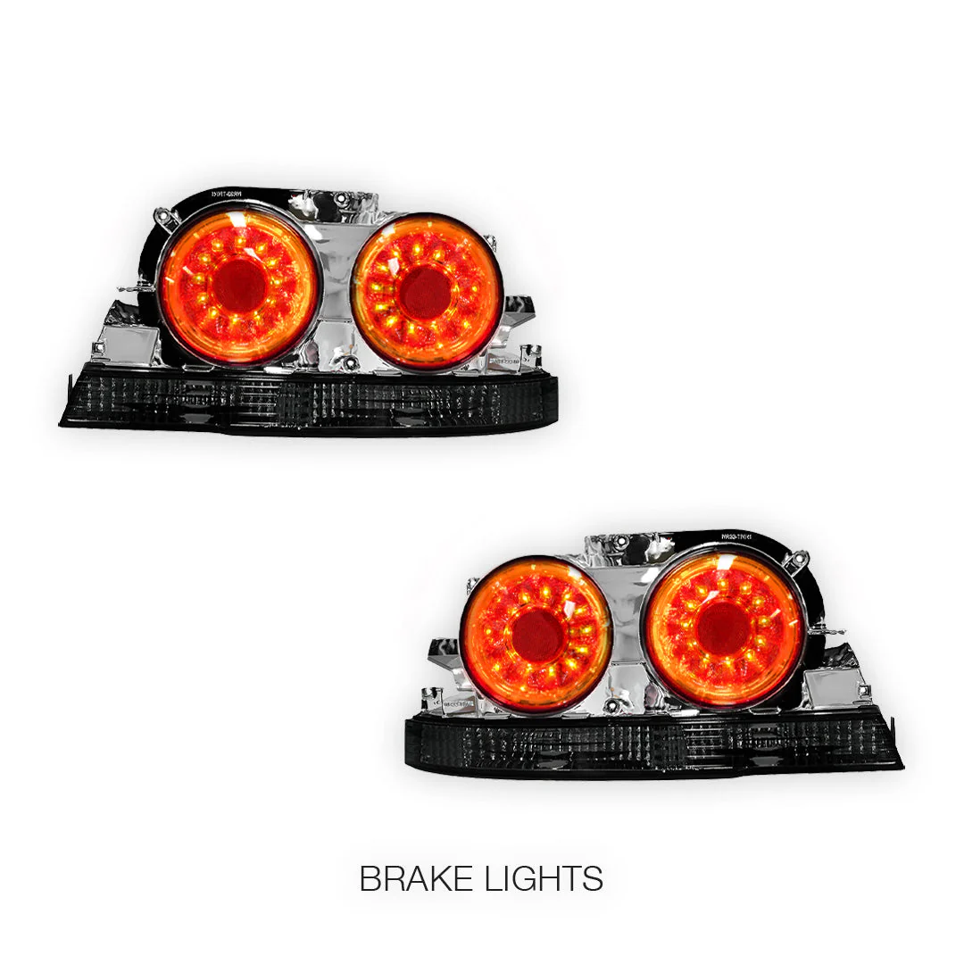 Nissan Skyline R33 (1993 - 1998) LED Tail Lights LH + RH - Image 10