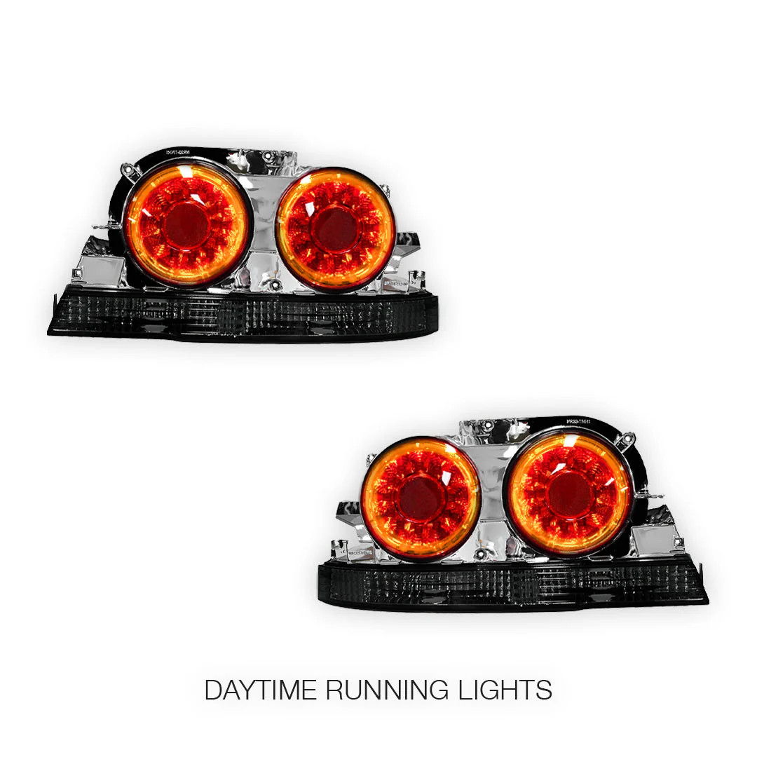 Nissan Skyline R33 (1993 - 1998) LED Tail Lights LH + RH - Image 8