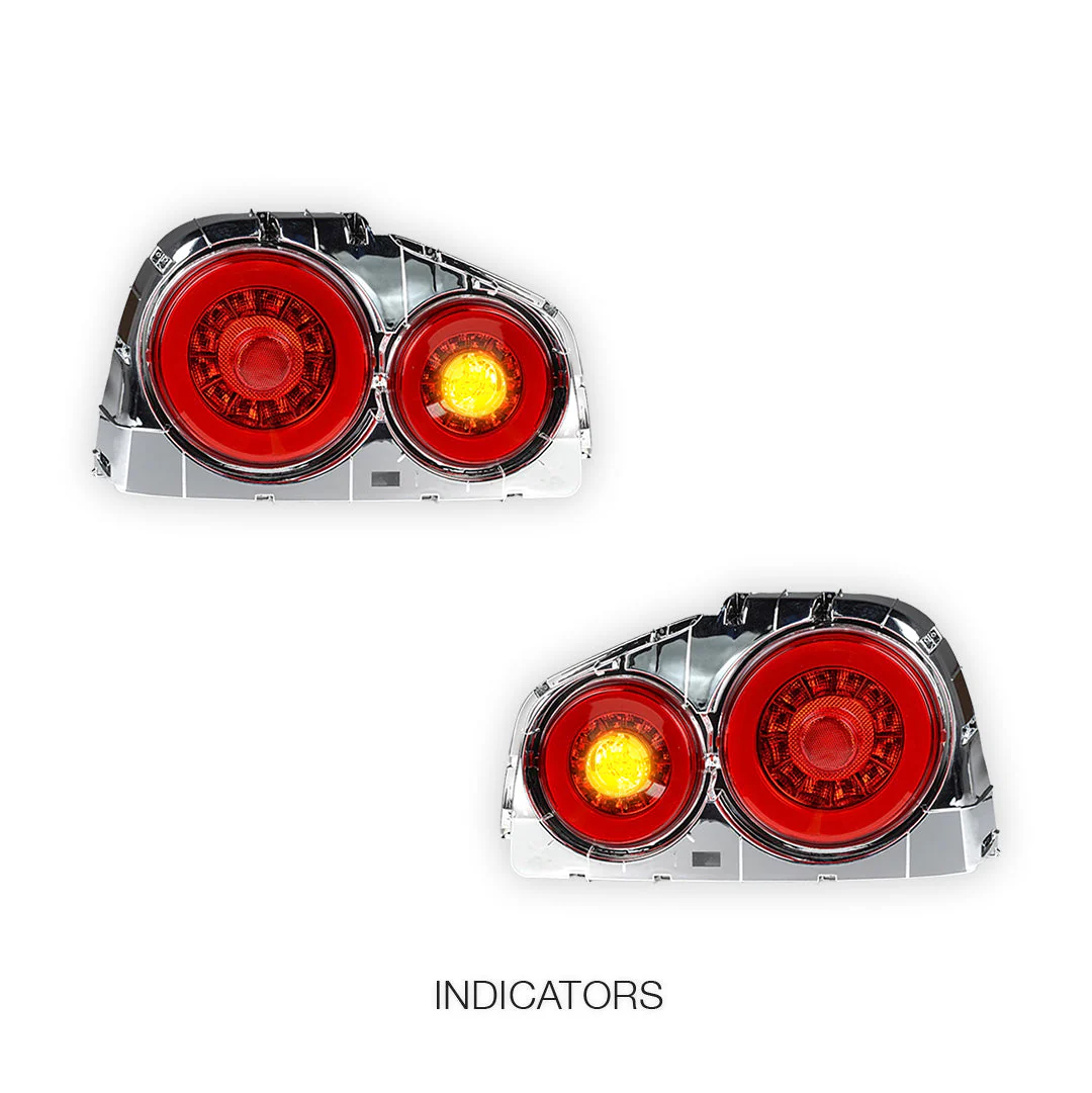Nissan Skyline R34 (1998 - 2002) GTR Style 3D LED Stripe Tail Lights LH + RH - Image 3