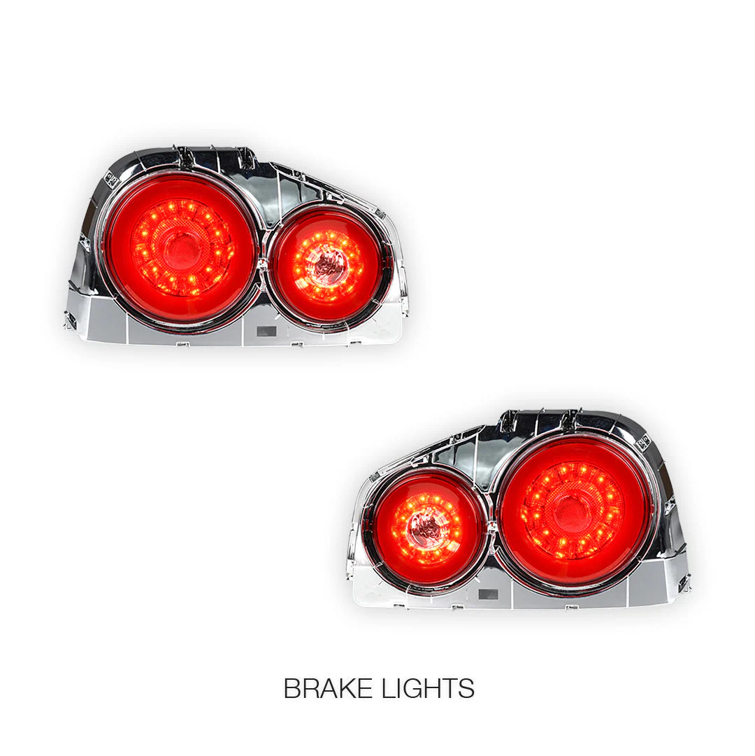 Nissan Skyline R34 (1998 - 2002) GTR Style 3D LED Stripe Tail Lights LH + RH - Image 4