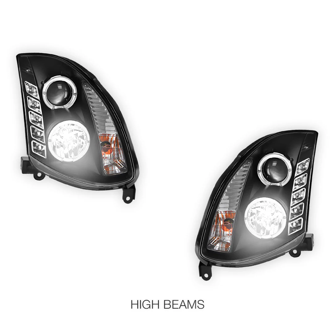 Nissan Skyline V35 (2001- 2006) LED DRL Projector Headlights LH + RH - Image 12