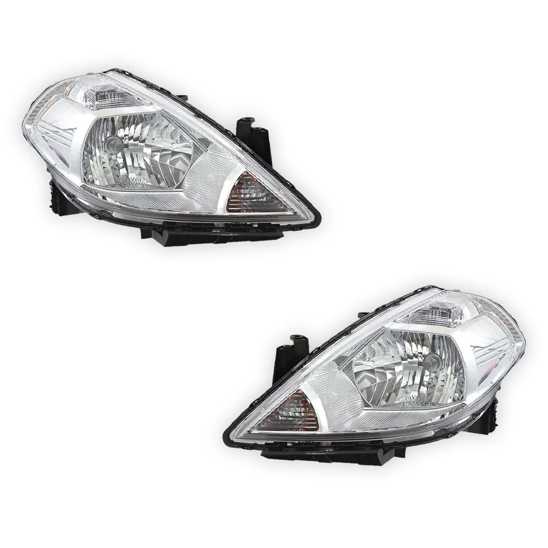 Nissan Tiida C11 (2005 - 2007) Genuine Headlights LH + RH - Image 2