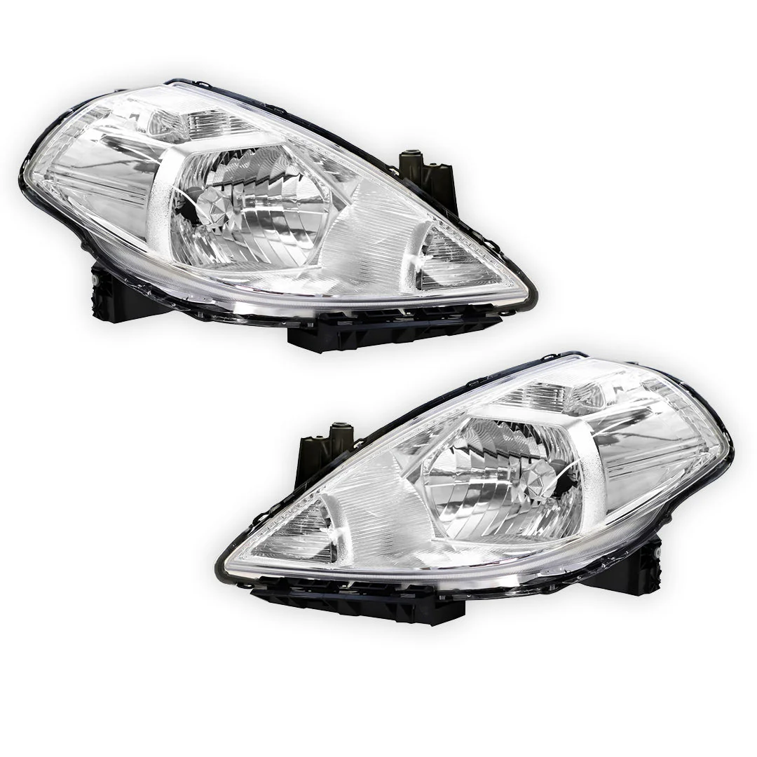 Nissan Tiida C11 (2005 - 2007) OEM Style Headlights LH + RH - Image 2