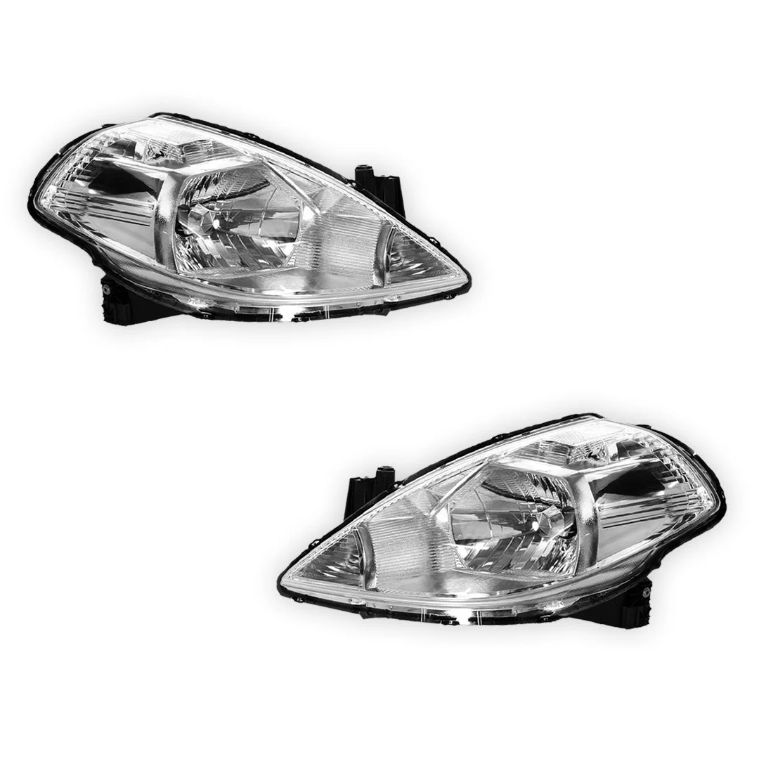Nissan Tiida C11 (2006 - 2009) OEM Style Headlights LH + RH - Image 2