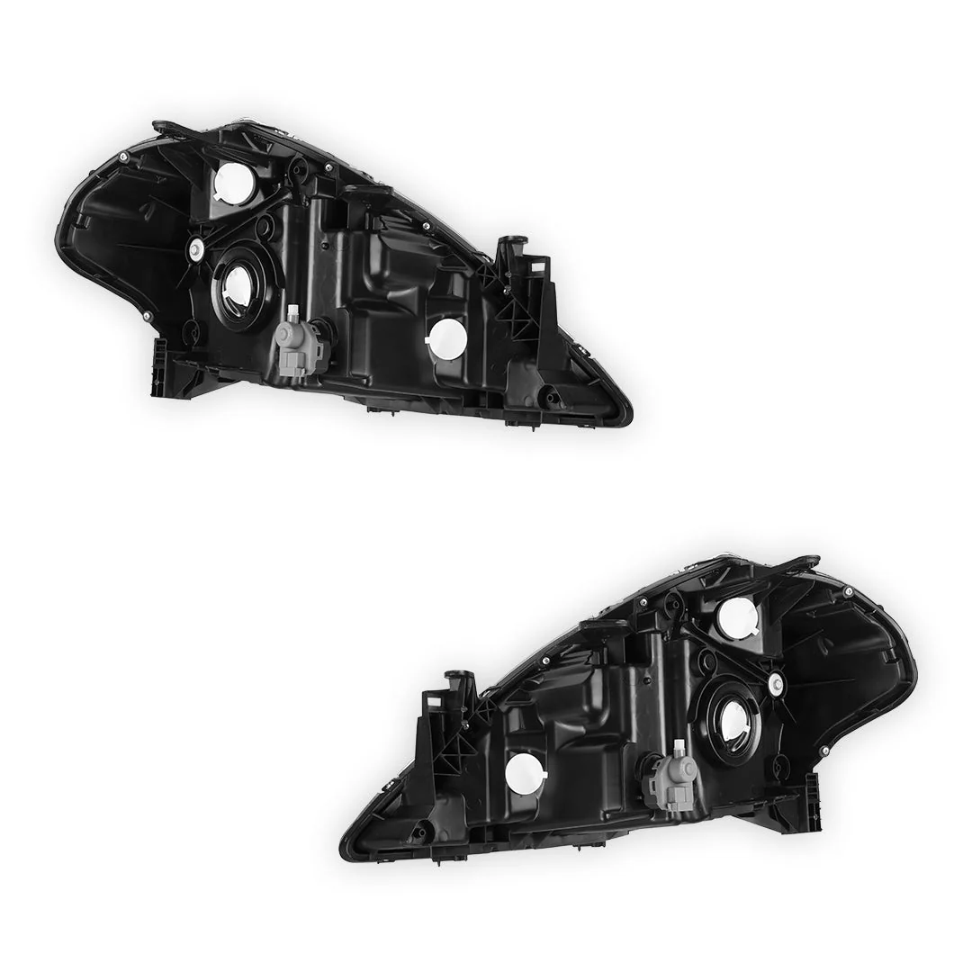 Nissan Tiida C11 (2009 - 2012) Chrome Halogen OEM Style Headlights LH + RH - Image 3