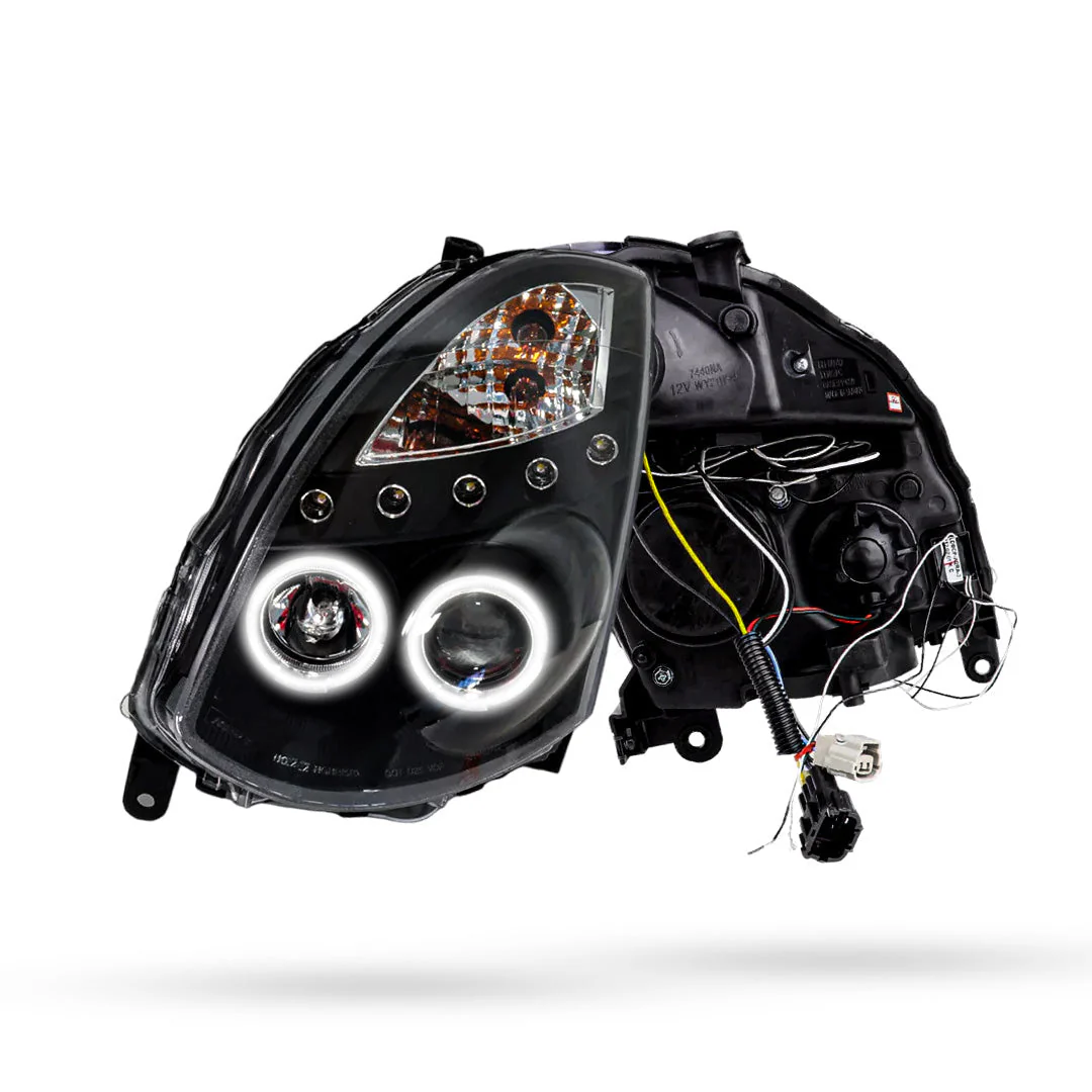 Nissan Skyline V35 350GT Coupe (2001 - 2007) Angel Eyes Projector Headlights LH + RH