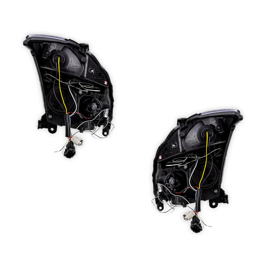Nissan Skyline V35 350GT Coupe (2001 - 2007) Angel Eyes Projector Headlights LH + RH - Image 3