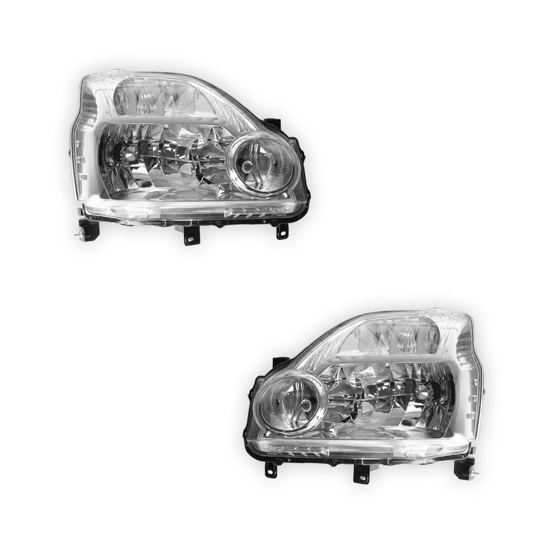 Nissan X-Trail T31 (2007 - 2010) Chrome Halogen OEM Style Headlights LH + RH - Image 2