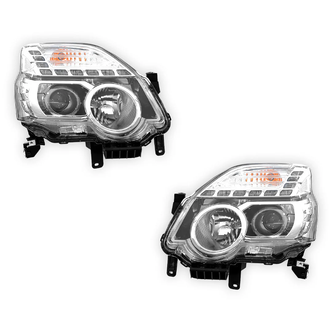 Nissan X-Trail T31 Series 2 (2010 - 2014) Genuine Non Xenon Headlights LH + RH - Image 2