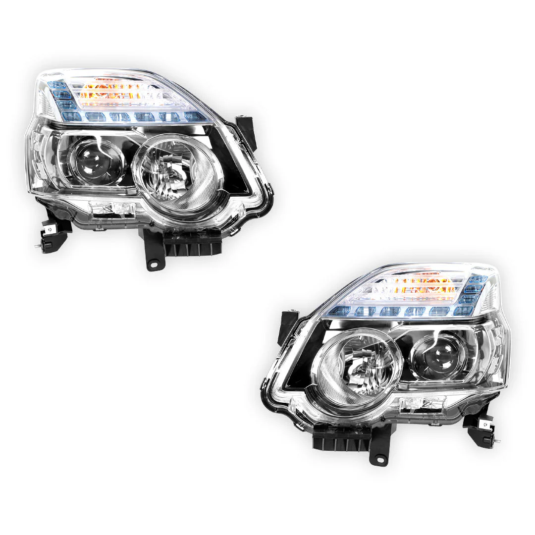 Nissan X-Trail T31 Series 2 (2010 - 2014) Genuine Xenon Headlights LH + RH - Image 2