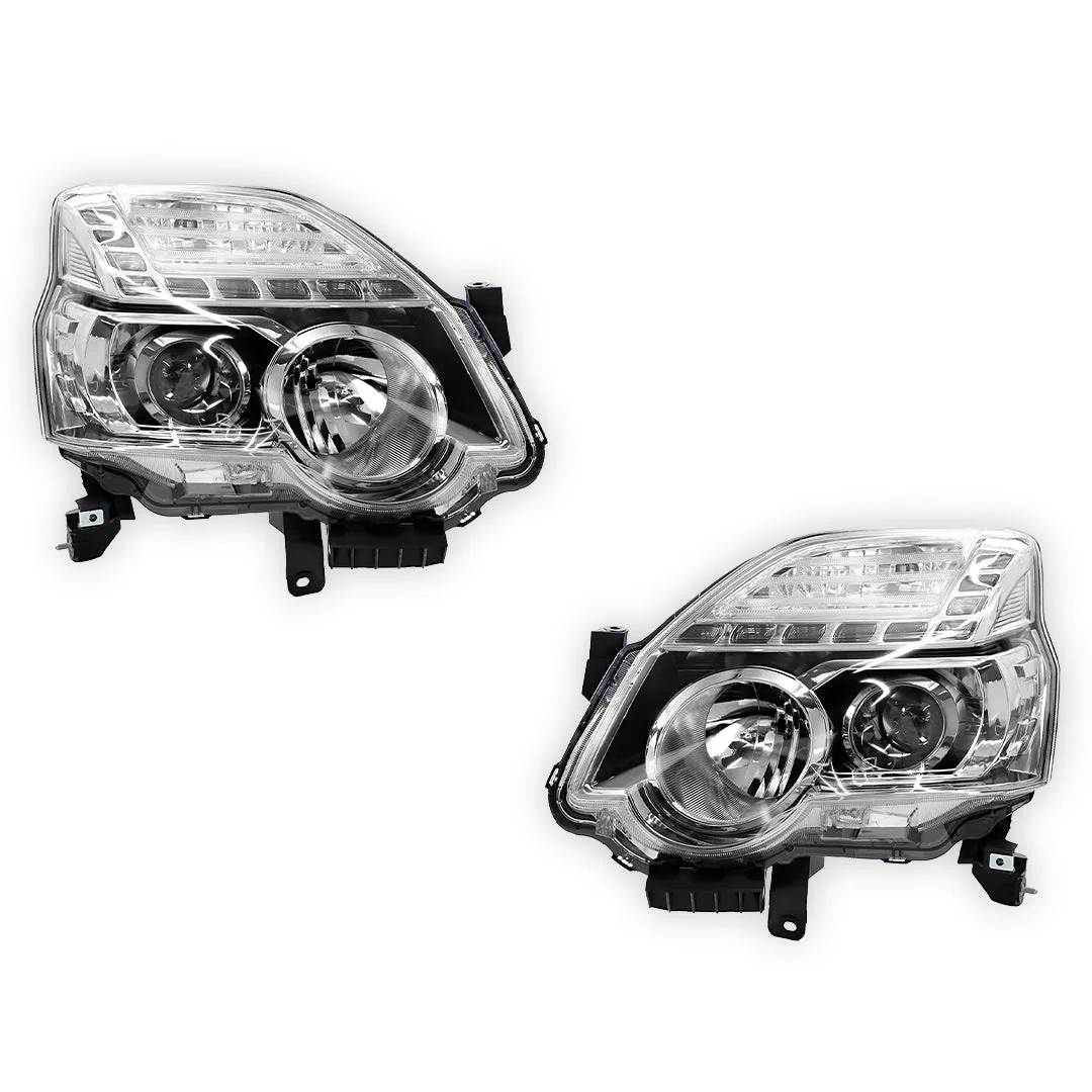 Nissan X-Trail T31 Series 2 (2010 - 2014) OEM Style Xenon Headlights LH + RH - Image 2