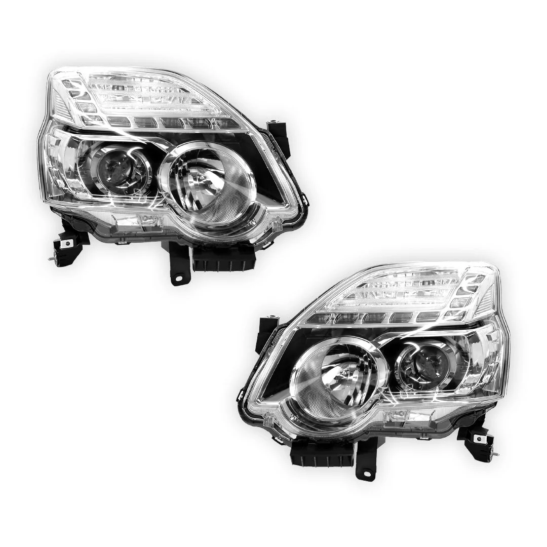 Nissan X-Trail T31 Series 2 (2010 - 2014) OEM Style Xenon Headlights LH + RH - Image 2