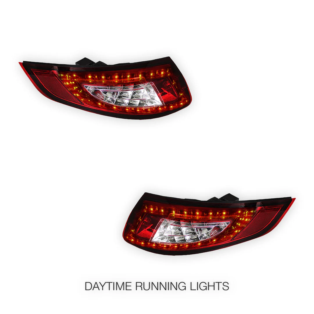 Porsche 911 997 Series (2005 - 2008) Full LED Tail Lights LH + RH - Image 2