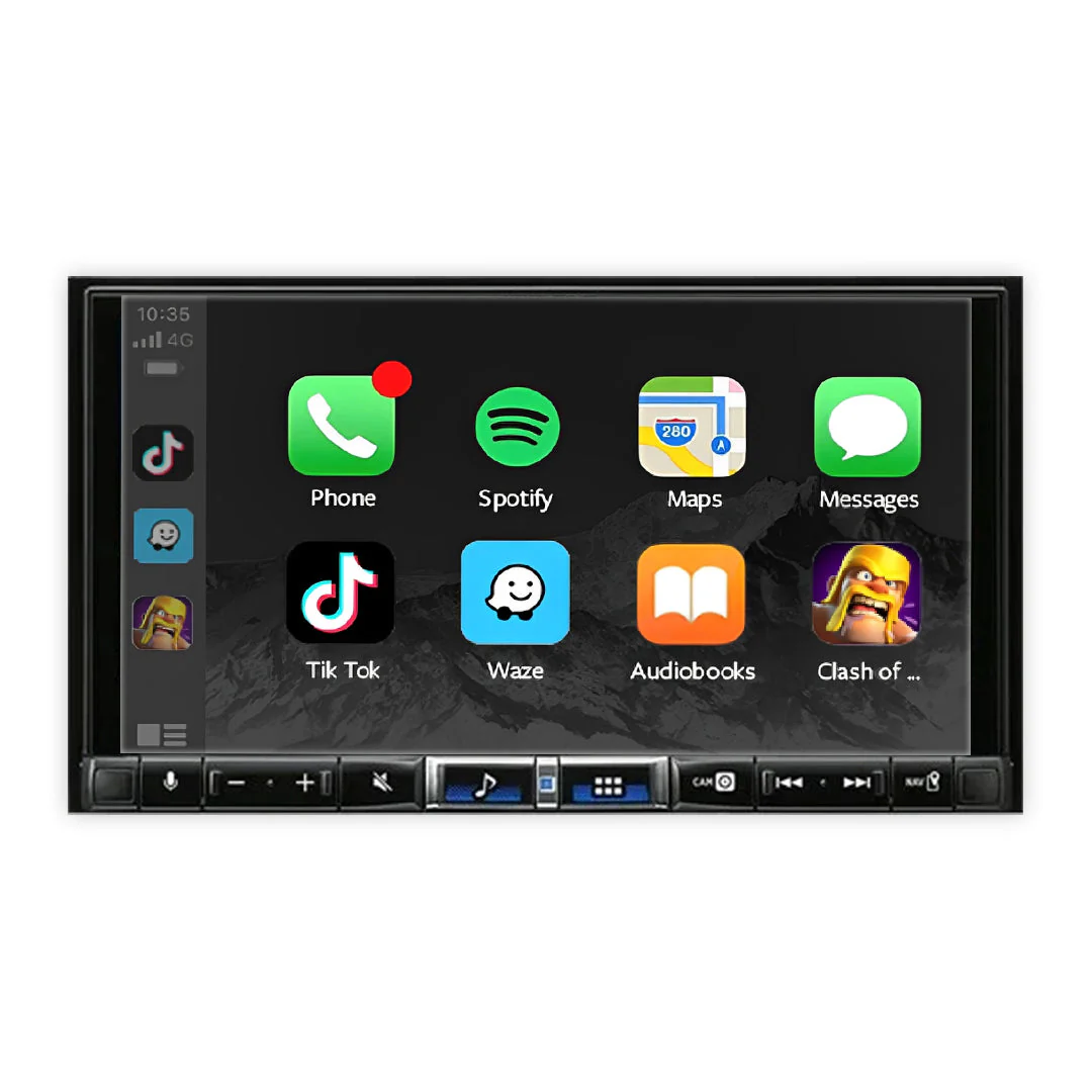 Porsche Boxster 987 (2004 - 2012) 7" Double DIN Wireless Android 13 Head Unit for Apple CarPlay / Android Auto - Image 2