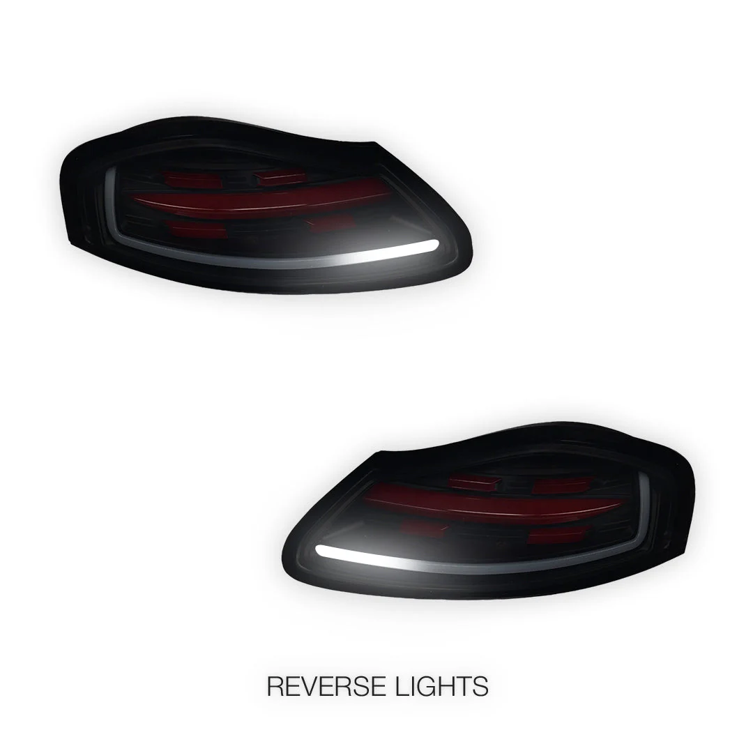 Porsche Boxter 986 Series (1997 - 2004) Smoked Black Sequential Full LED Tail Lights LH + RH - Image 5