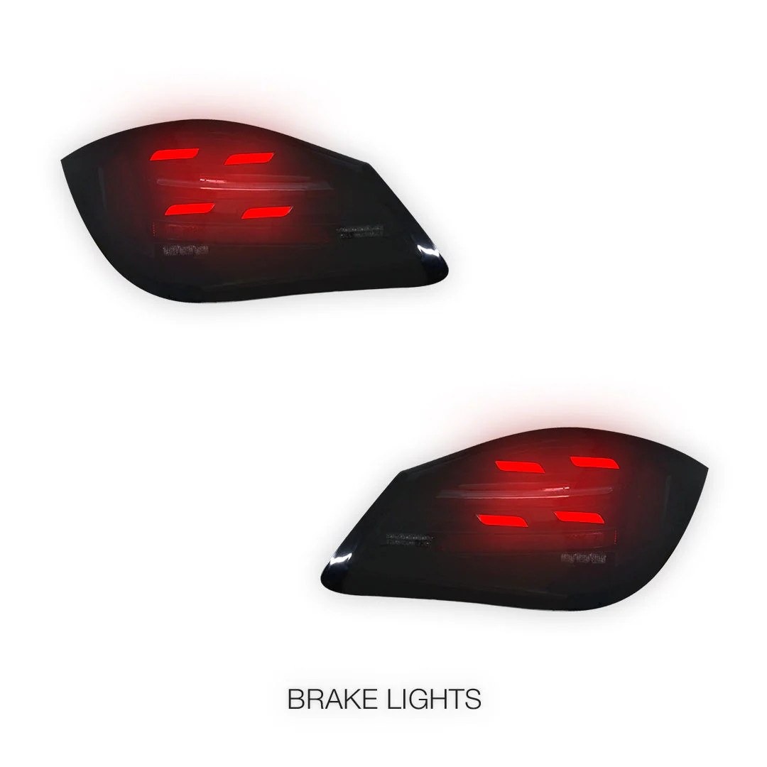 Porsche Boxter 987 Series (2009 - 2012) Smoked Red Sequential LED 3D Stripe Bar Tail Lights LH + RH - Image 4